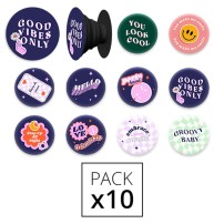 Image principale du lot de 10 Grip Stick 90's kids