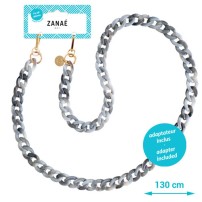 Chaîne-bijou Marble Harmony L couleur gris noir