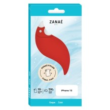 Coque Zanae Color rouge pour iPhone 15