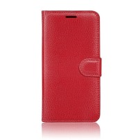 Étui portefeuille Zanae rouge pour iPhone 15 Pro
