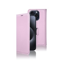 Étui Portefeuille Zanae Rose pour iPhone 15 Pro