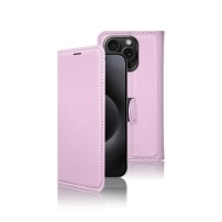 Étui portefeuille rose pour iPhone 15 Pro Max