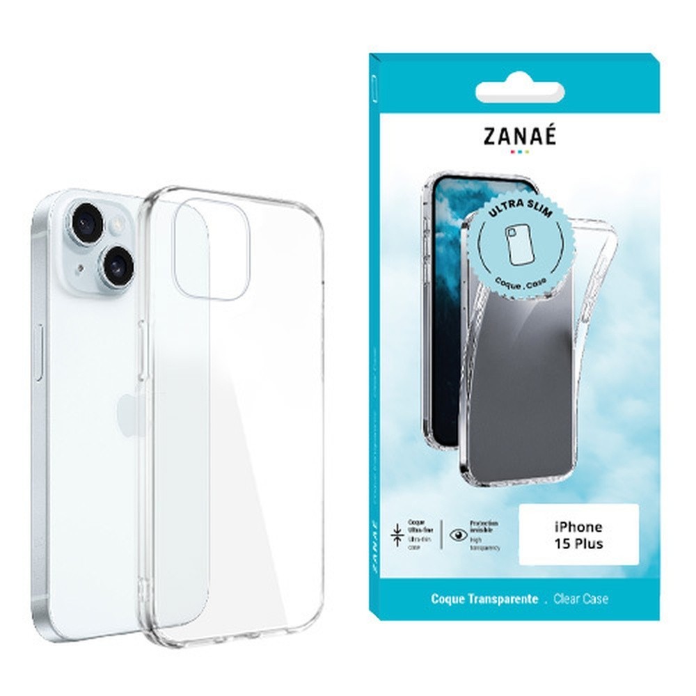 Coque Softgel Transparente pour iPhone 15 Plus