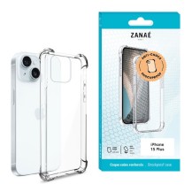 Coque Silicone Transparente avec Coins Renforcés pour iPhone 15 Plus
