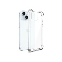 Coque Silicone Transparente avec Coins Renforcés pour iPhone 15 Plus
