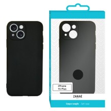 Coque Zanae Color pour iPhone 15 Plus en noir