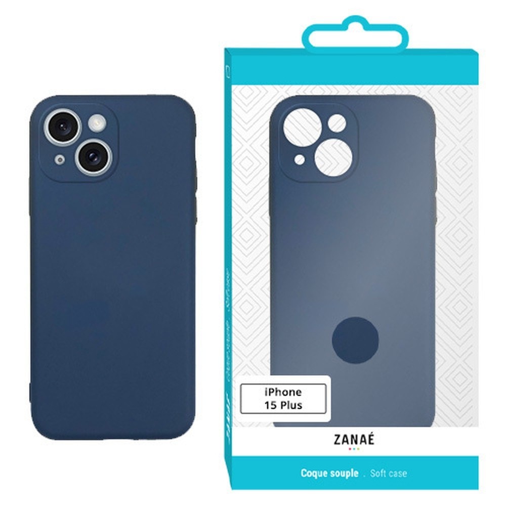 Coque Zanae Color marine pour iPhone 15 Plus
