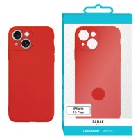 Coque Zanae Color rouge pour iPhone 15 Plus