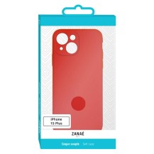 Coque Zanae Color rouge pour iPhone 15 Plus