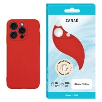 Coque Zanae Color rouge pour iPhone 15 Pro