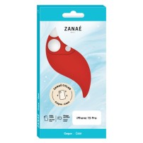 Coque Zanae Color rouge pour iPhone 15 Pro