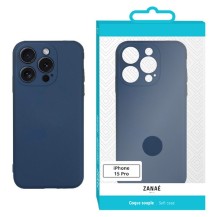Coque Zanae Color pour iPhone 15 Pro en couleur marine