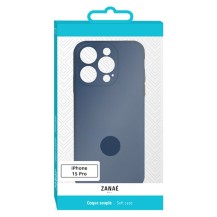 Coque Zanae Color pour iPhone 15 Pro en couleur marine