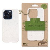Coque Organik Blanche pour iPhone 15 Pro