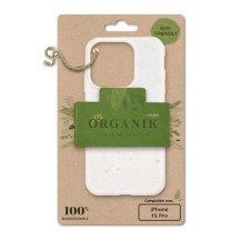 Coque Organik Blanche pour iPhone 15 Pro