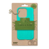 Coque Organik couleur menthe pour iPhone 15 Pro