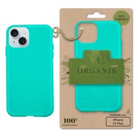 Coque Organik pour iPhone 15 Plus en couleur menthe