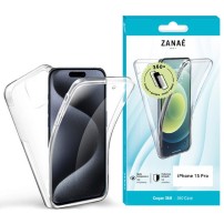 Coque 360 transparente pour iPhone 15 Pro