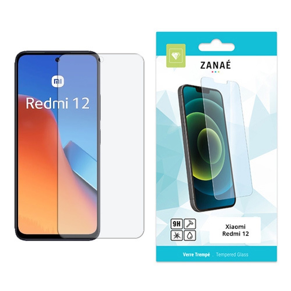 Film protecteur en verre trempé pour Redmi 12