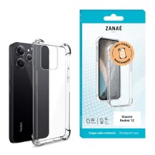 Coque silicone transparente avec coins renforcés pour Redmi 12