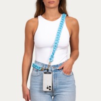 Chaîne-bijou Cloudless bleu clair élégante universelle