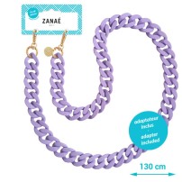 Chaîne-bijou lilas Purple Dusk en acrylique