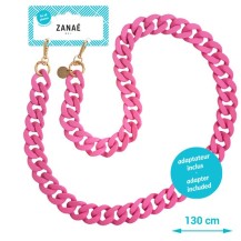 Chaîne-bijou Rocking Chair Fushia sur fond blanc