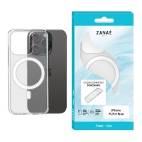 Coque transparente compatible MagSafe pour iPhone 15 Pro Max