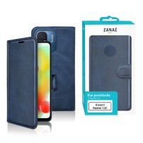 Etui portefeuille Zanae Columbia marine pour Redmi 12C