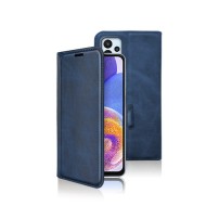 Étui portefeuille Zanae Columbia pour Galaxy A23 4G en marine