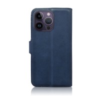 Etui Portefeuille Zanae Columbia en cuir PU marine pour iPhone 14 Pro Max