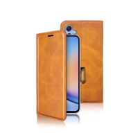 Étui portefeuille Zanae Columbia moutarde pour Galaxy A34 5G