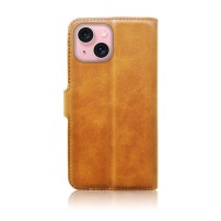 Étui Portefeuille Zanae Columbia pour iPhone 15 couleur moutarde