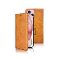 Étui Portefeuille Zanae Columbia pour iPhone 15 couleur moutarde