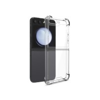 Coque Silicone transparente avec coins renforcés pour Galaxy Z Flip5