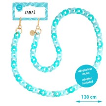 Chaîne-bijou Malibu Wave bleu clair