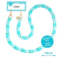 Chaîne-bijou Malibu Wave bleu clair