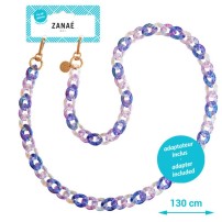 Chaîne-bijou Purple Naiad élégante et universelle