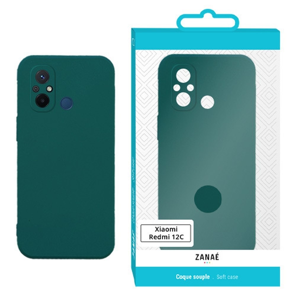 Coque Zanae Color Verte pour Redmi 12C