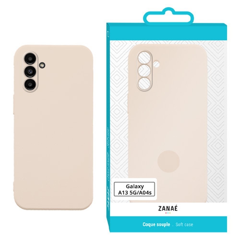 Coque Zanae Color beige pour Galaxy A04s et A13 5G
