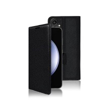 Etui portefeuille noir pour Galaxy S23 FE