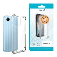 Coque Silicone transparente avec coins renforcés pour Realme C30