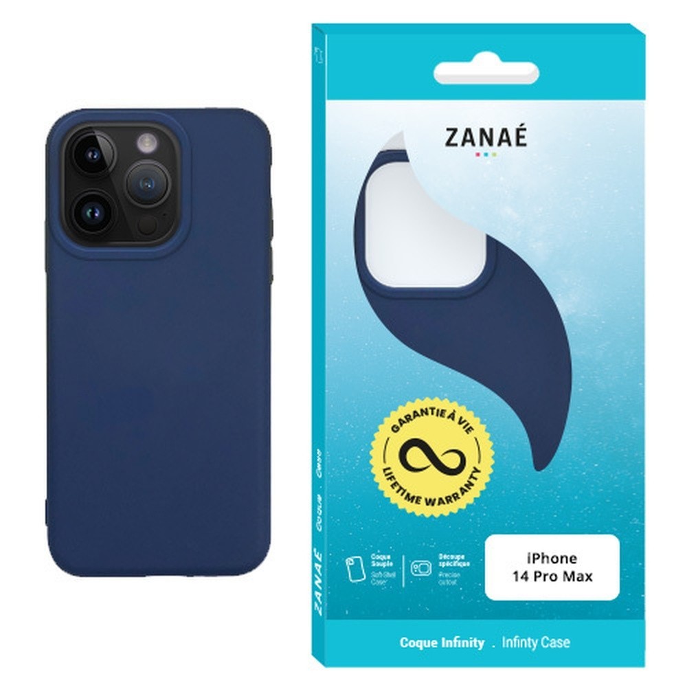 Coque Infinity marine pour iPhone 14 Pro Max