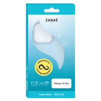 Coque Infinity bleu clair pour iPhone 15 Pro