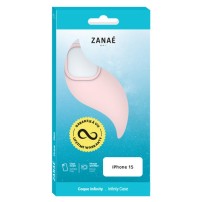 Coque Infinity rose pour iPhone 15