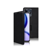 Etui Portefeuille Zanae Noir pour Realme C53 et Note 50