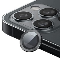 Verre trempé caméra graphite pour iPhone Pro Max