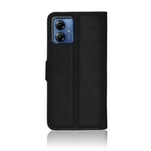 Etui portefeuille Zanae noir pour Moto G14