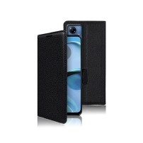 Etui portefeuille Zanae noir pour Moto G14