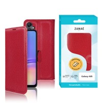 Etui Portefeuille Zanae pour Galaxy A05 en rouge